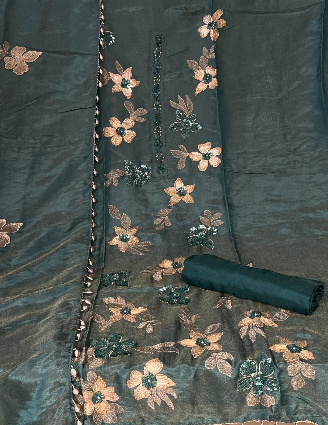 KUSHI DESIGNER UNSTITCHED DRESS MATERIAL - MAMT01