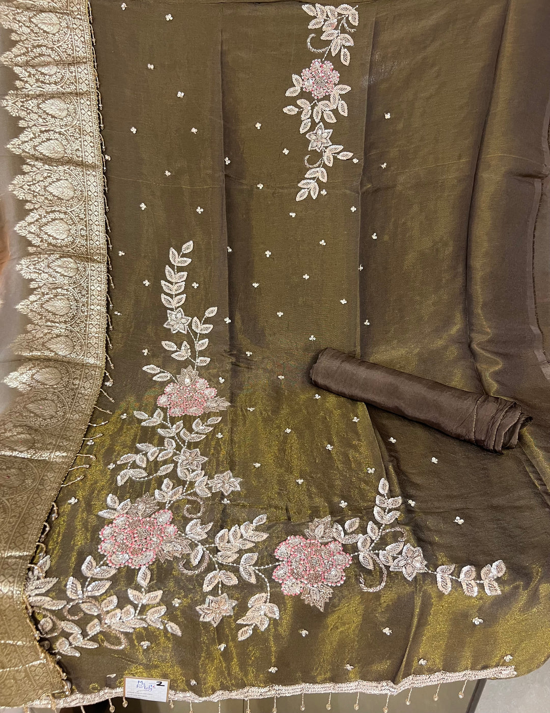 KUSHI DESIGNER UNSTITCHED DRESS MATERIAL-MAMT02