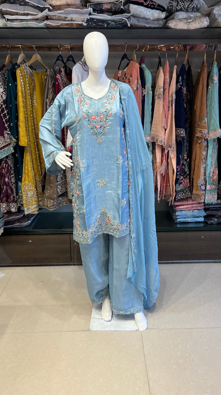 HAWA PREMIUM OCCASION WEAR DESIGNER  SUIT - NIKF07