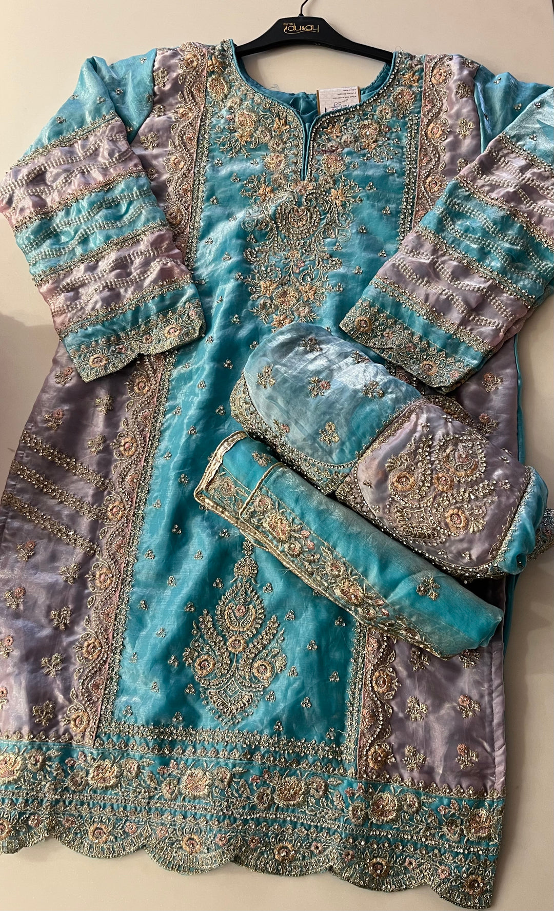 STONE WORK DESIGNER SUIT - MZEJ01