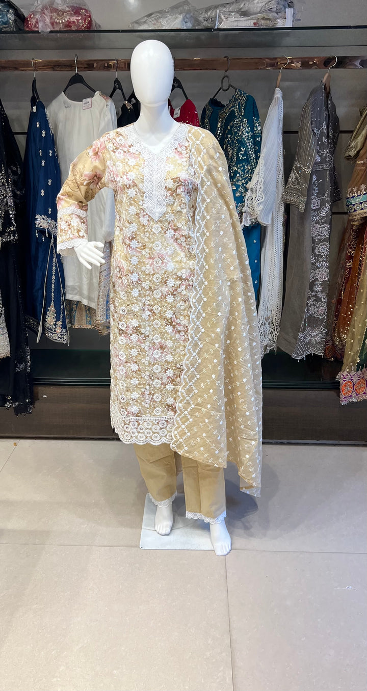WORK DESIGNER EMBROIDERED SUIT - IKFI01