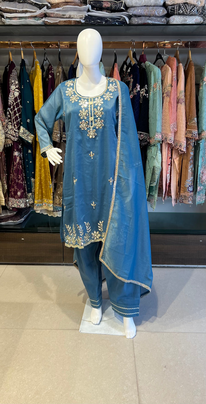 SAFAAZ CELEBRATION SPECIAL DESIGNER  SUIT - MAL03