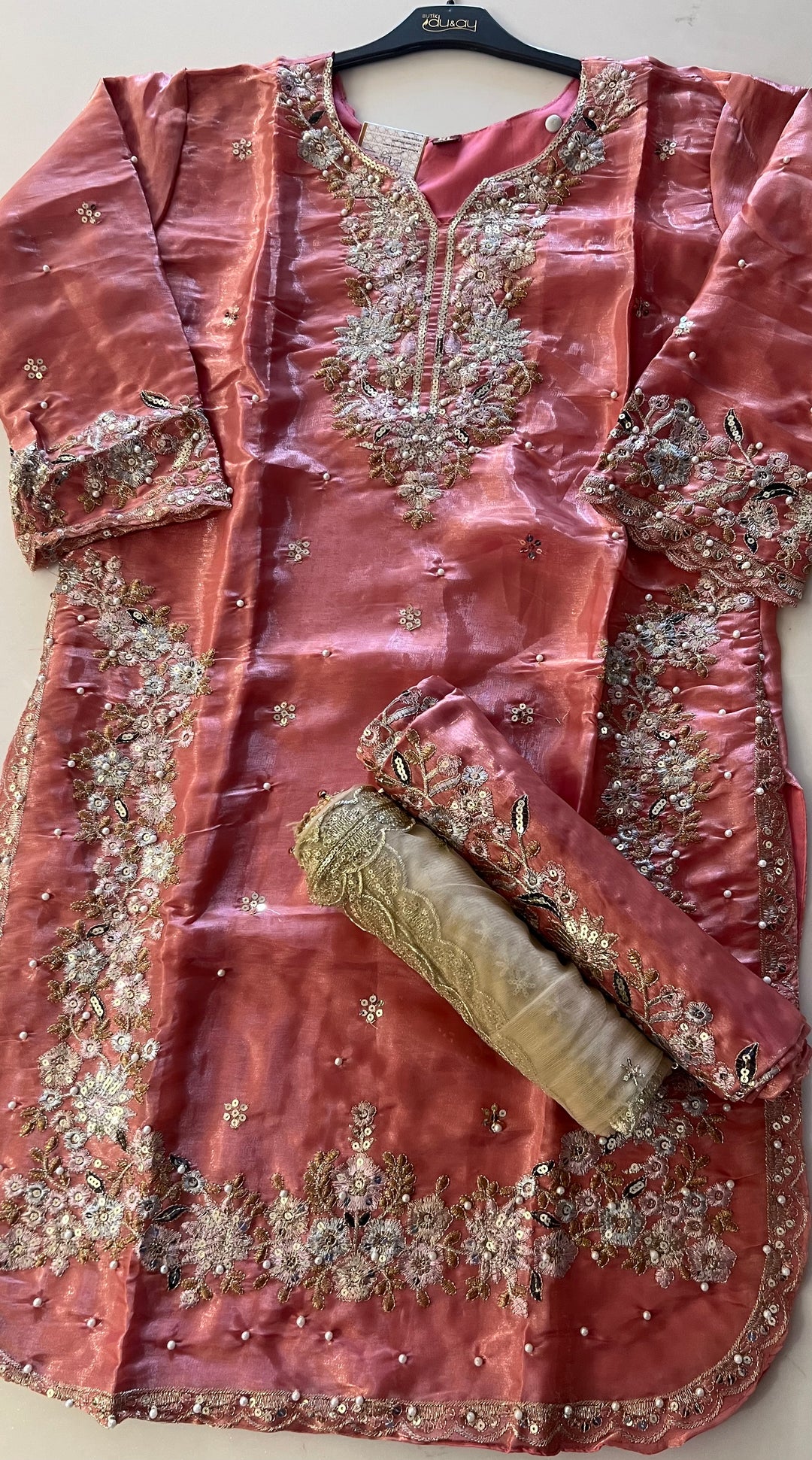 SEQUENCE AND THREAD WORK DESIGNER SUIT (3XL) - IKFC01