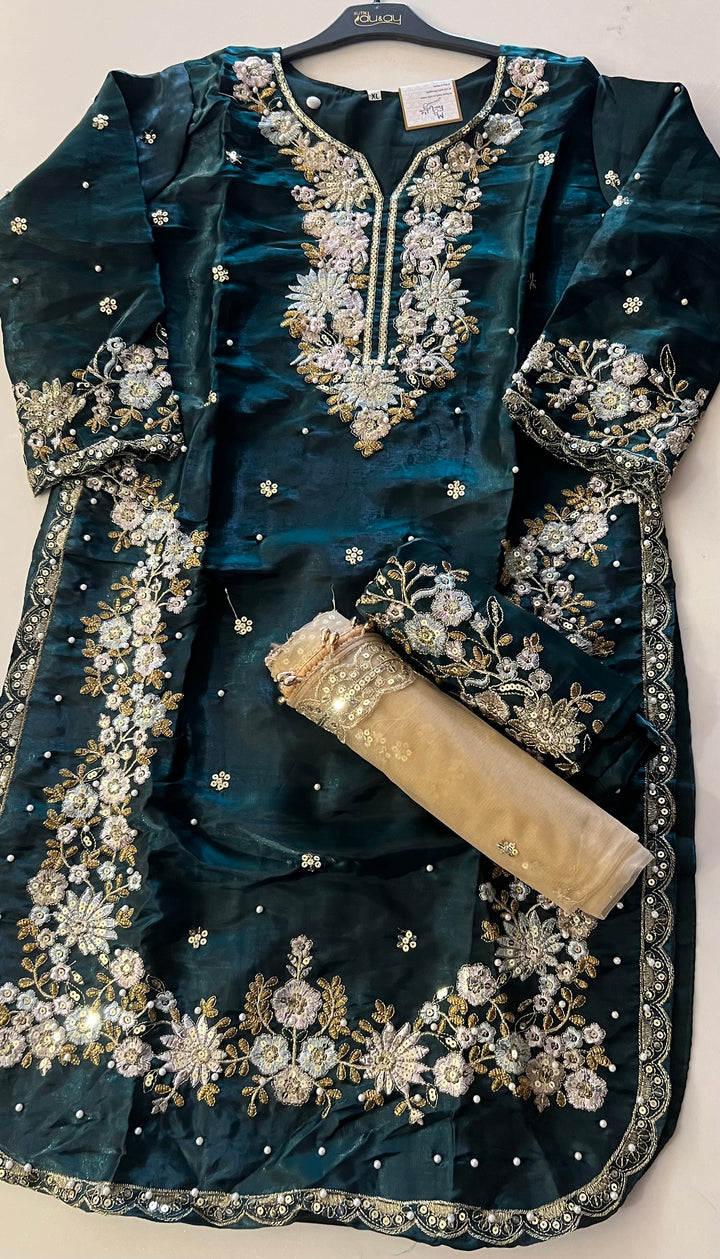 SEQUENCE AND THREAD WORK DESIGNER SUIT (3XL) - IKFC01