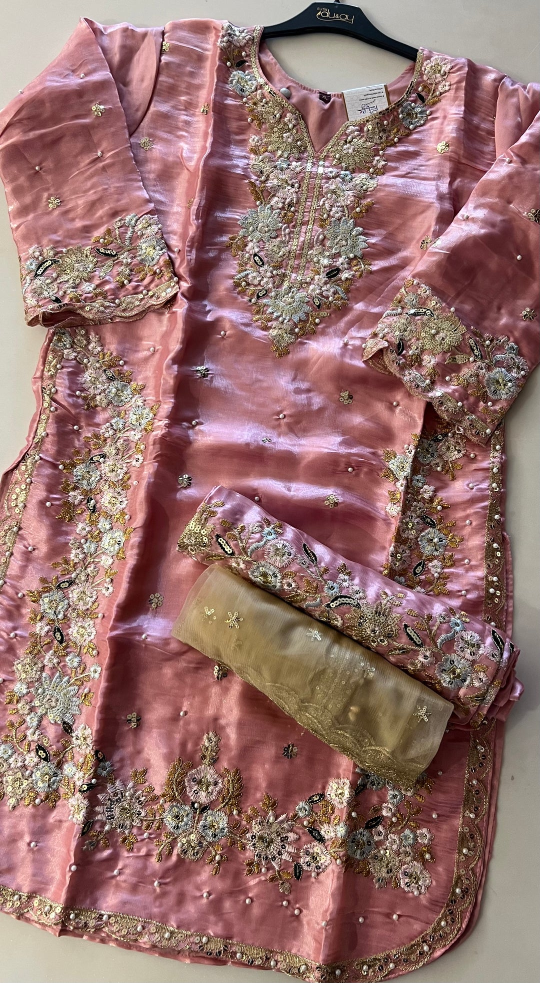 SEQUENCE AND THREAD WORK DESIGNER SUIT (3XL) - IKFC01