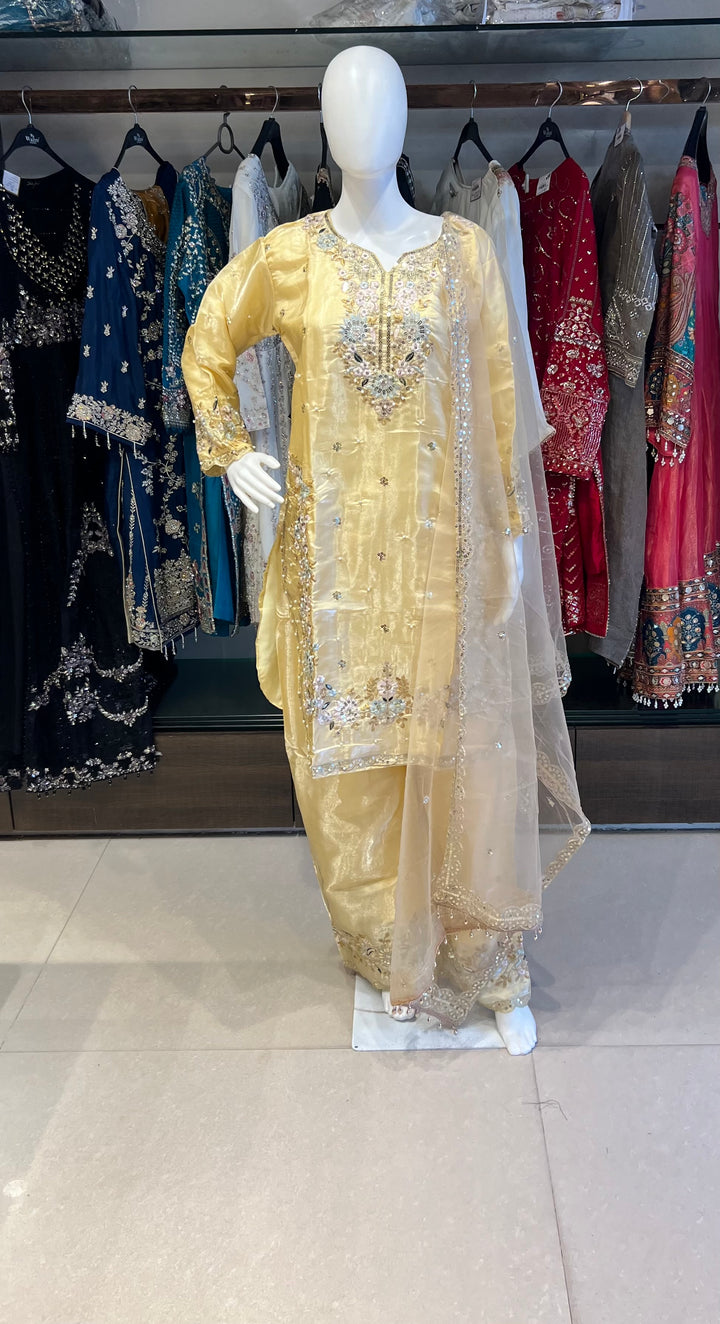 SEQUENCE AND THREAD WORK DESIGNER SUIT (3XL) - IKFC01