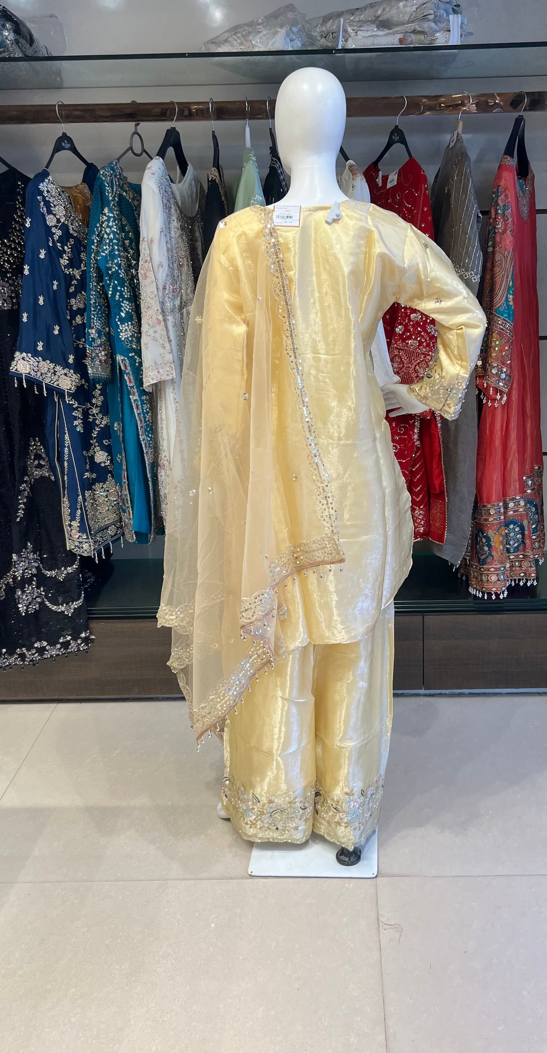 SEQUENCE AND THREAD WORK DESIGNER SUIT (3XL) - IKFC01