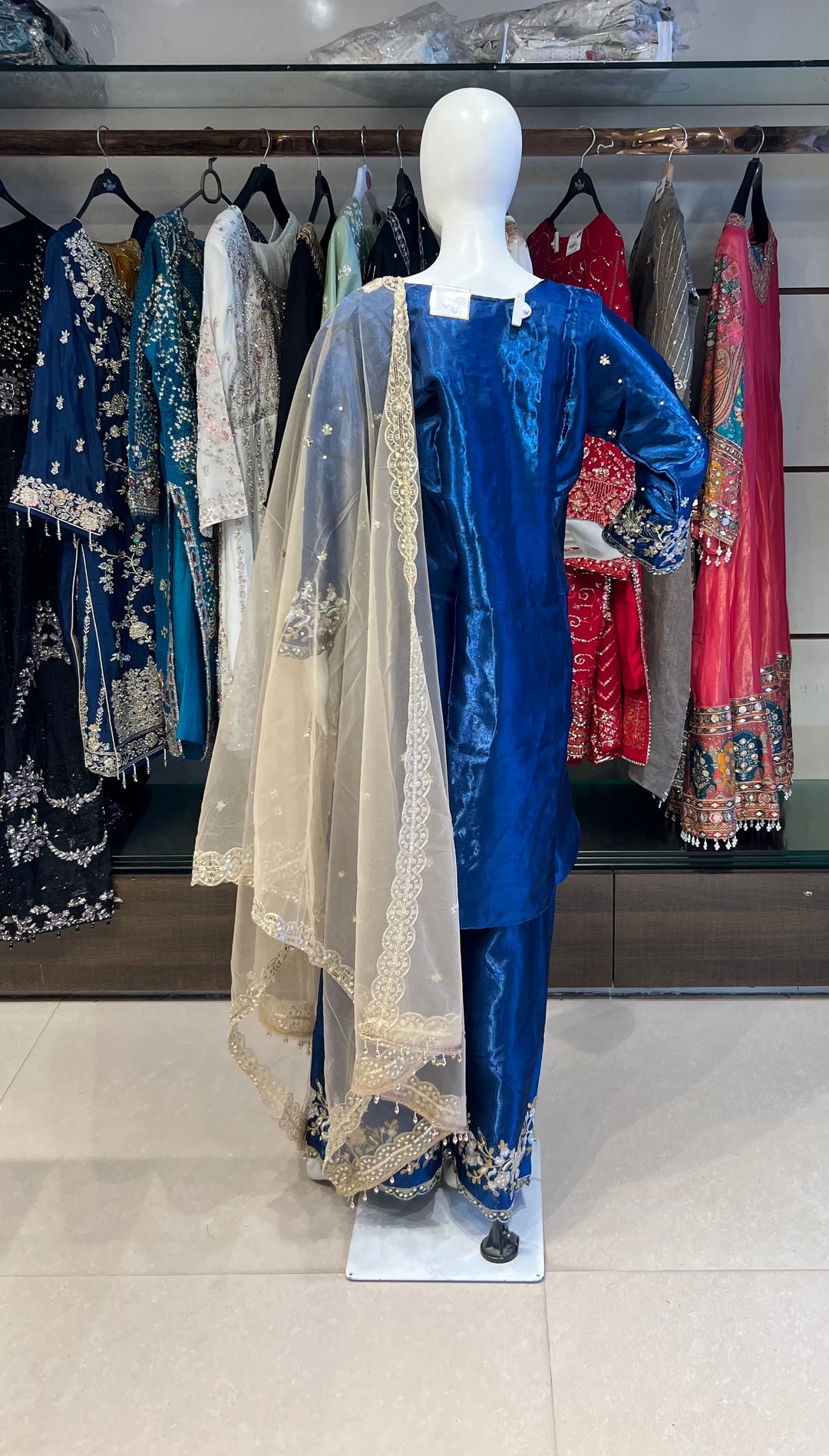 SEQUENCE AND THREAD WORK DESIGNER SUIT (3XL) - IKFC01