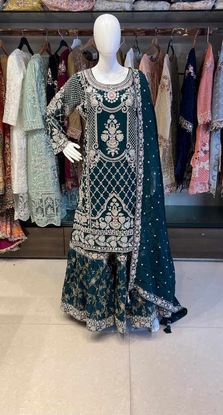 HIBA DESIGNER FARSHI SUITS - BRT07