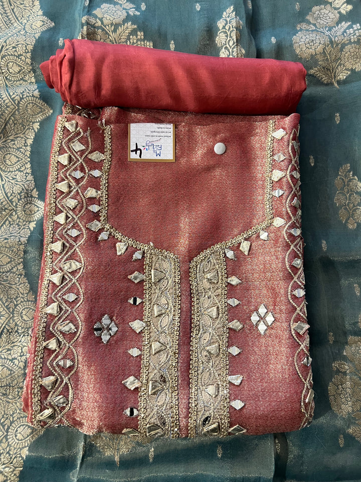 DESIGNER UNSTITCHED DRESS MATERIAL-MAMT04