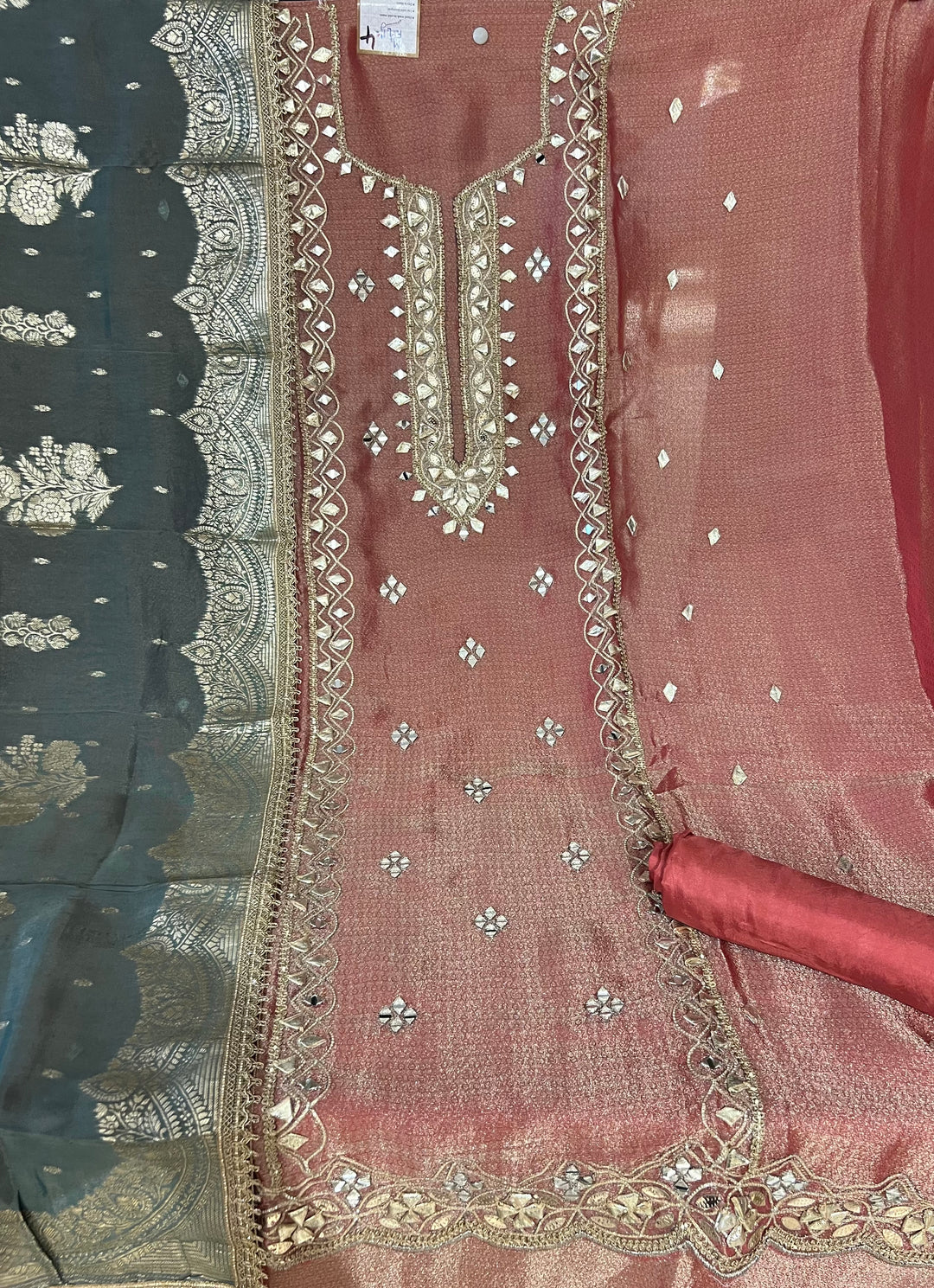 DESIGNER UNSTITCHED DRESS MATERIAL-MAMT04