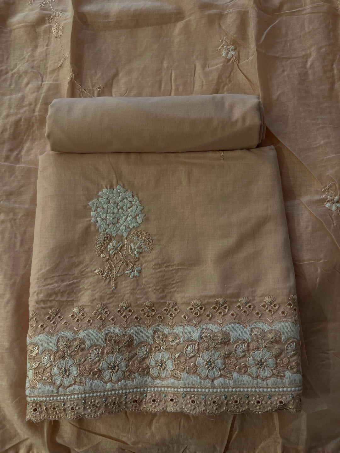 DESIGNER UNSTITCHED DRESS MATERIAL - INNA08