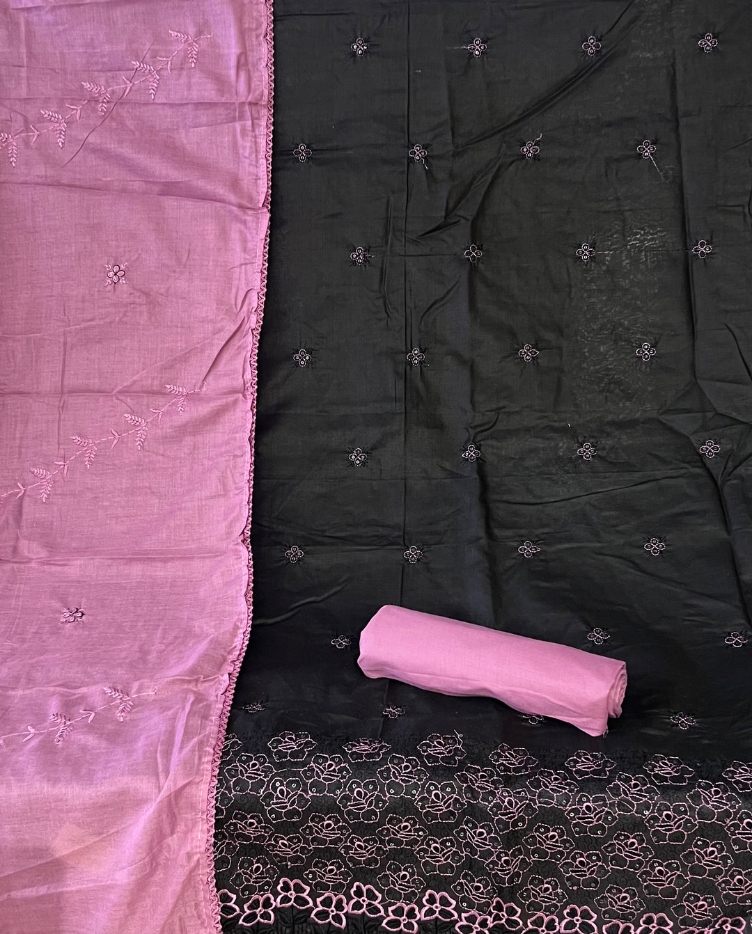 DESIGNER UNSTITCHED DRESS MATERIAL - INNA08