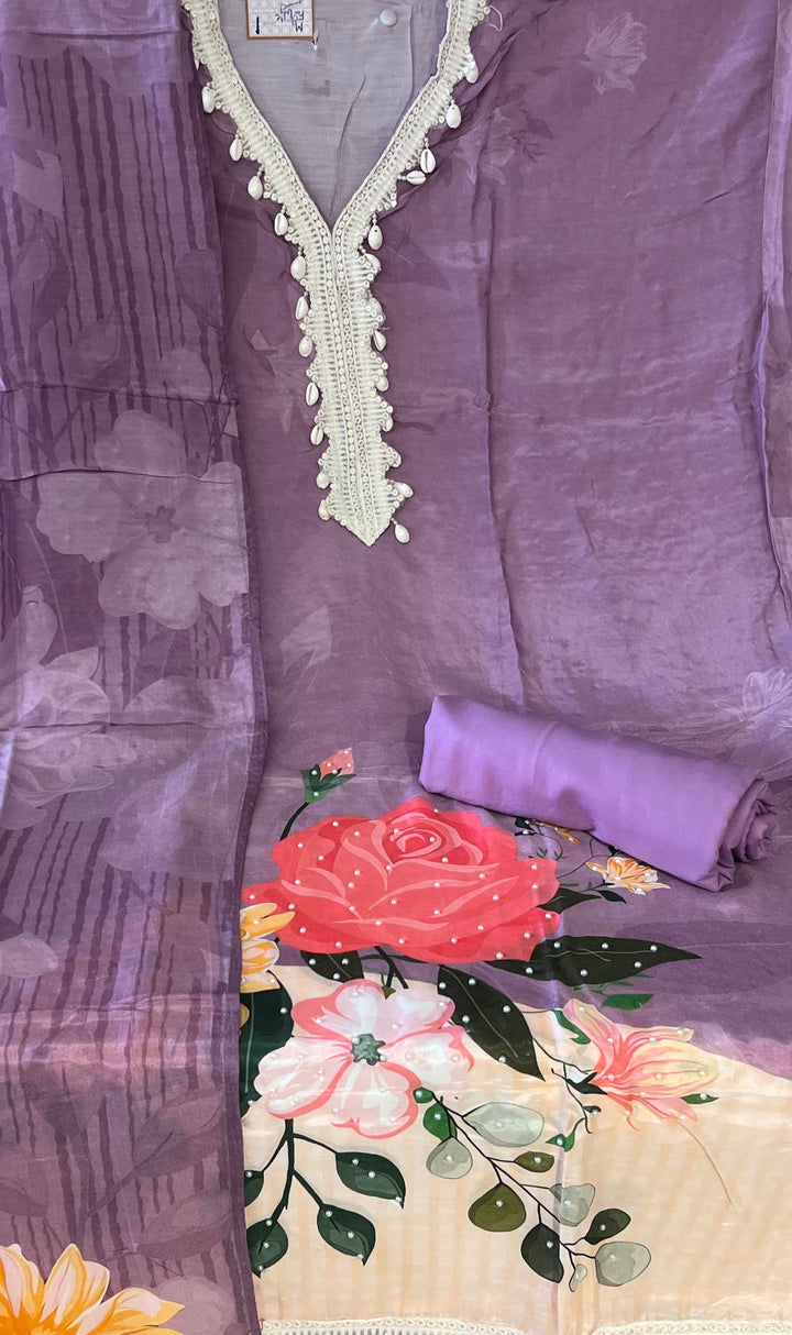SOFT PURE MUSLEEN DRESS METERIAL - IKFDK01