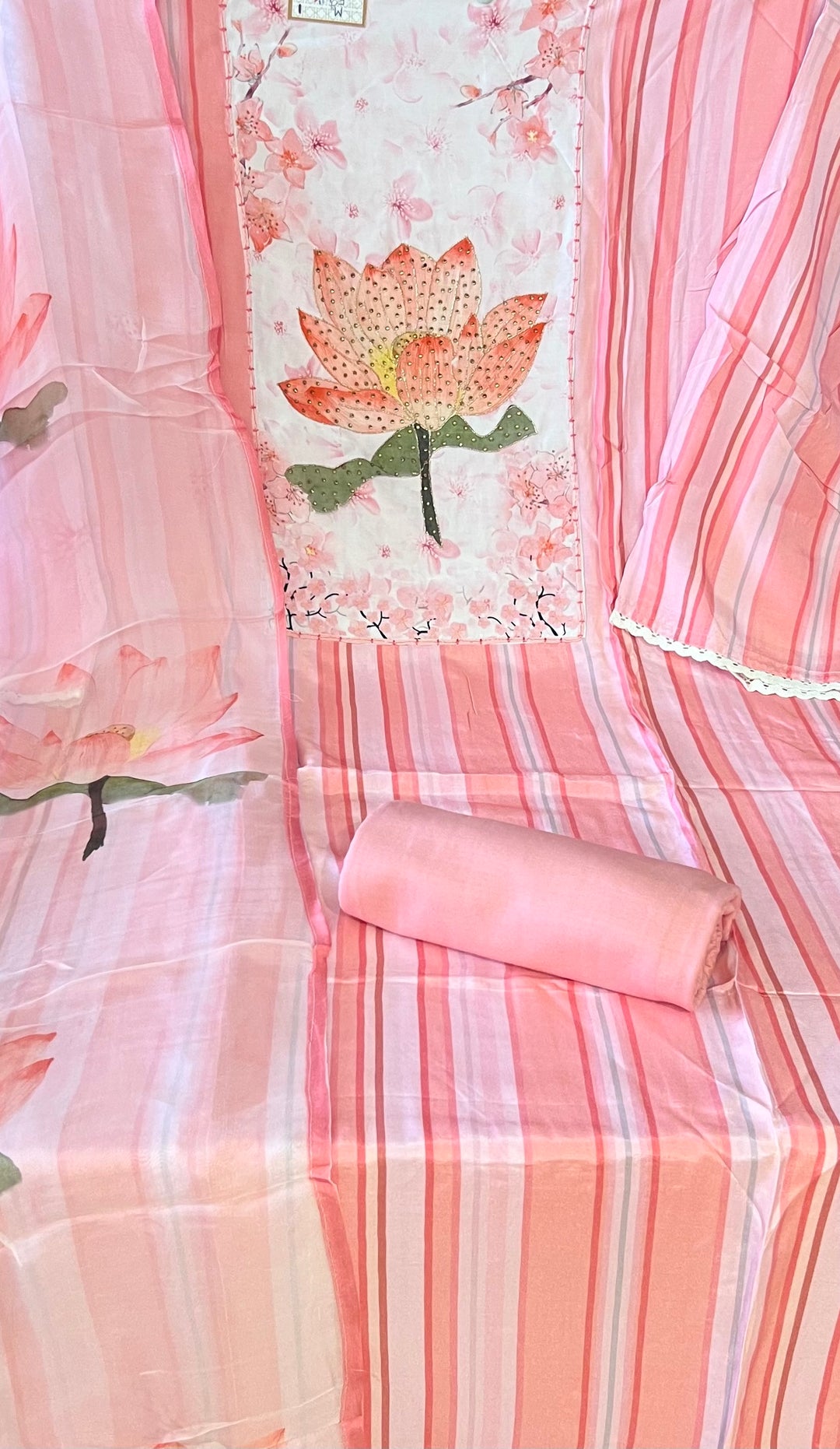 SOFT PURE MUSLEEN DRESS METERIAL - IKFDK01