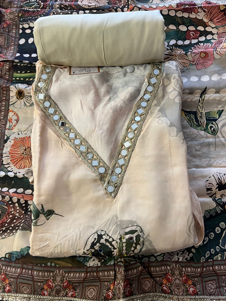 SOFT PURE MUSLEEN DRESS METERIAL - IKFDK01