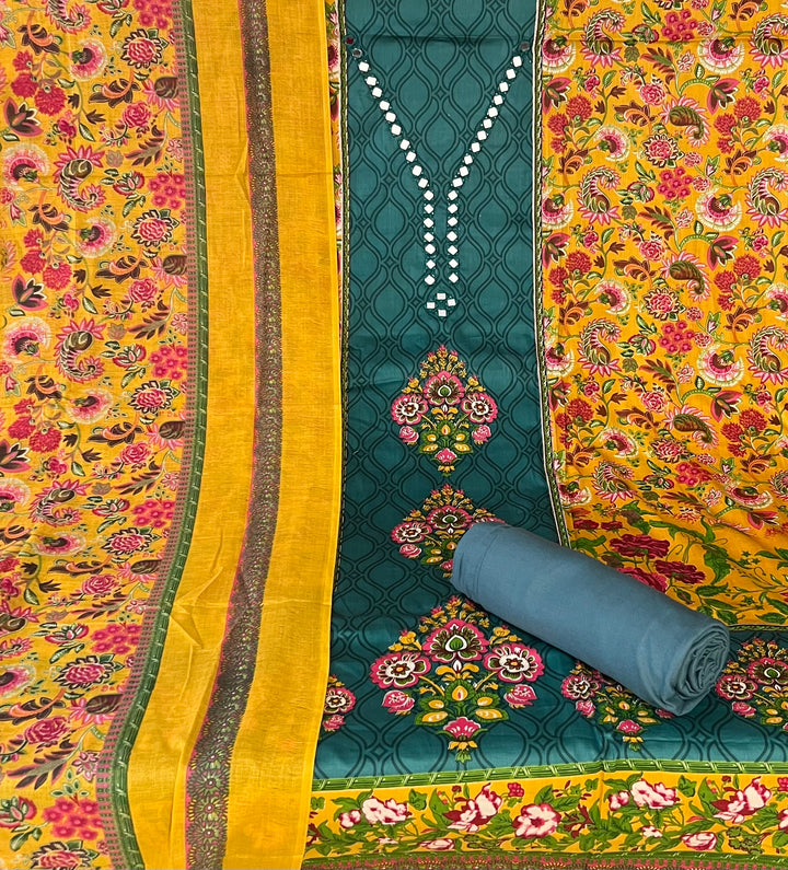 KUSHI DESIGNER UNSTITCHED DRESS MATERIAL-IKDL16
