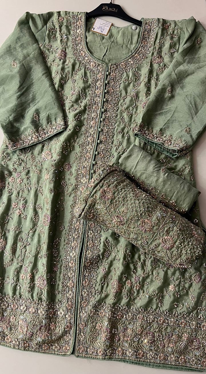 HAND WORK DESIGNER SUIT - MZS02