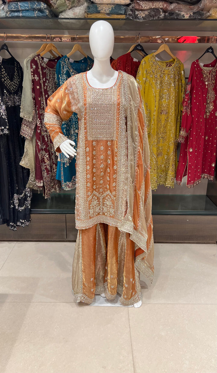 ZARI  WORK DESIGNER SUIT - IKFQT04
