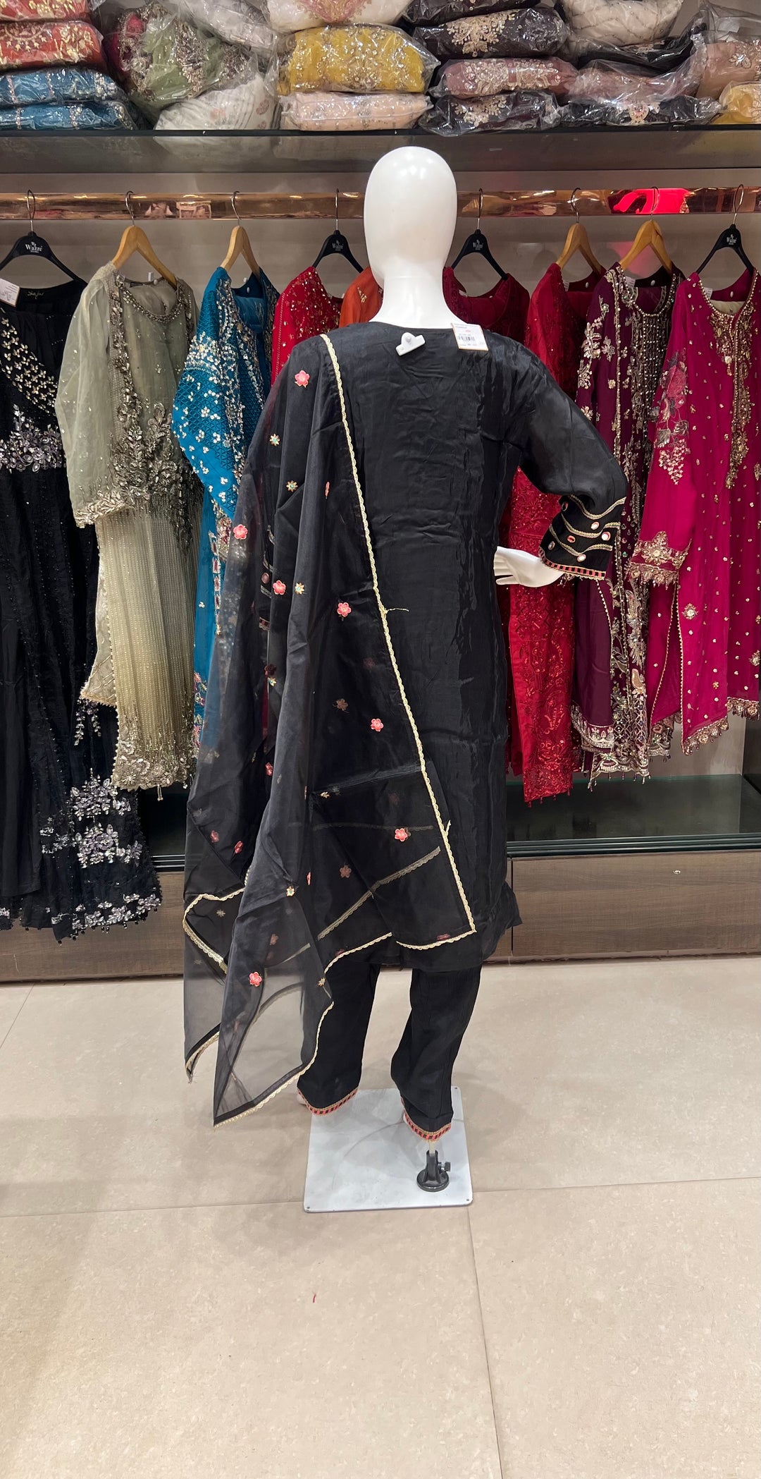 EMBROIDERI AND PRINTED WORK DESIGNER SUIT - MDFY27