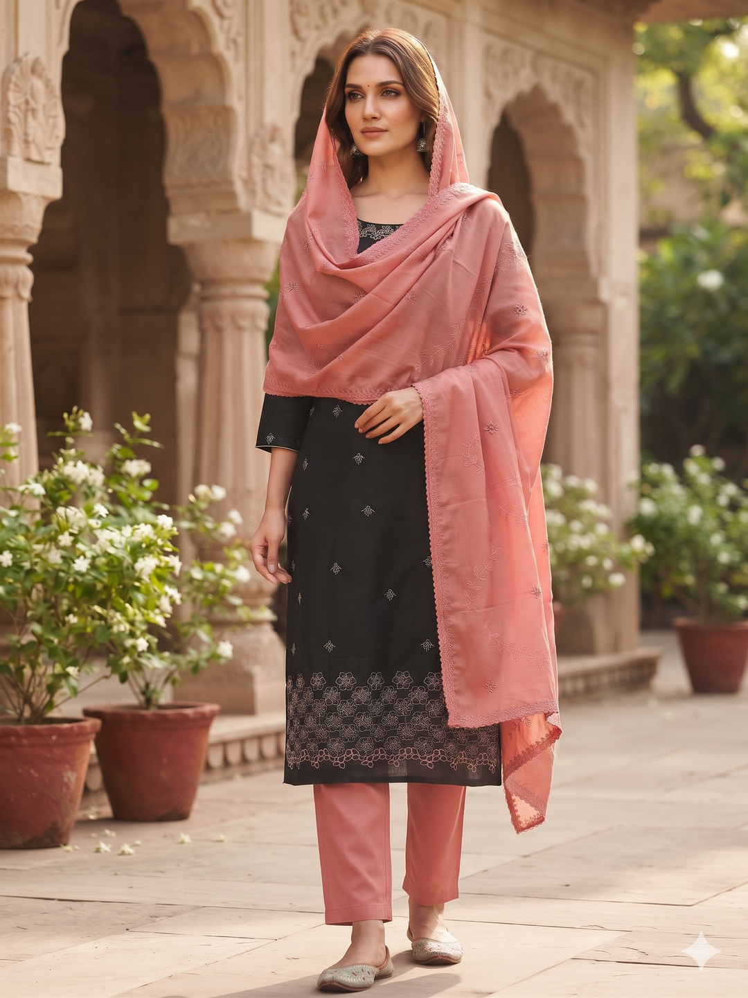 DESIGNER UNSTITCHED DRESS MATERIAL-INNA08