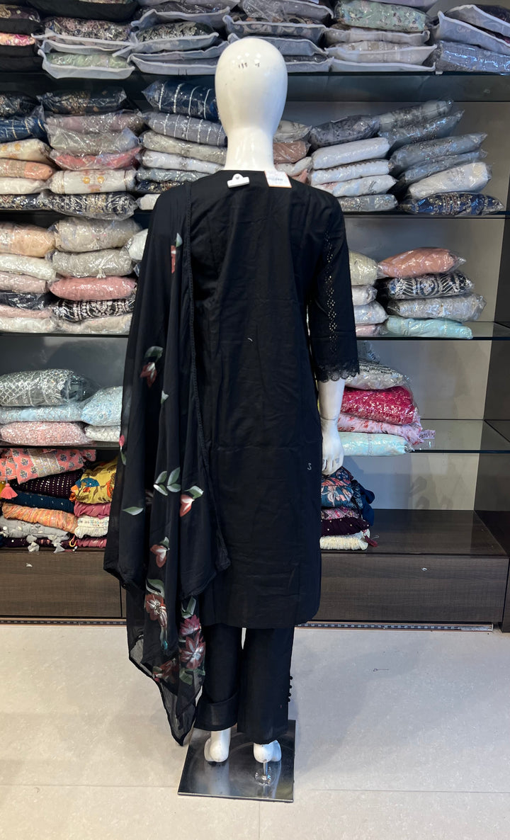 KARACHI DESIGNER SUIT(PLUS SIZE 3XLCOTTON)-IKKRA03/