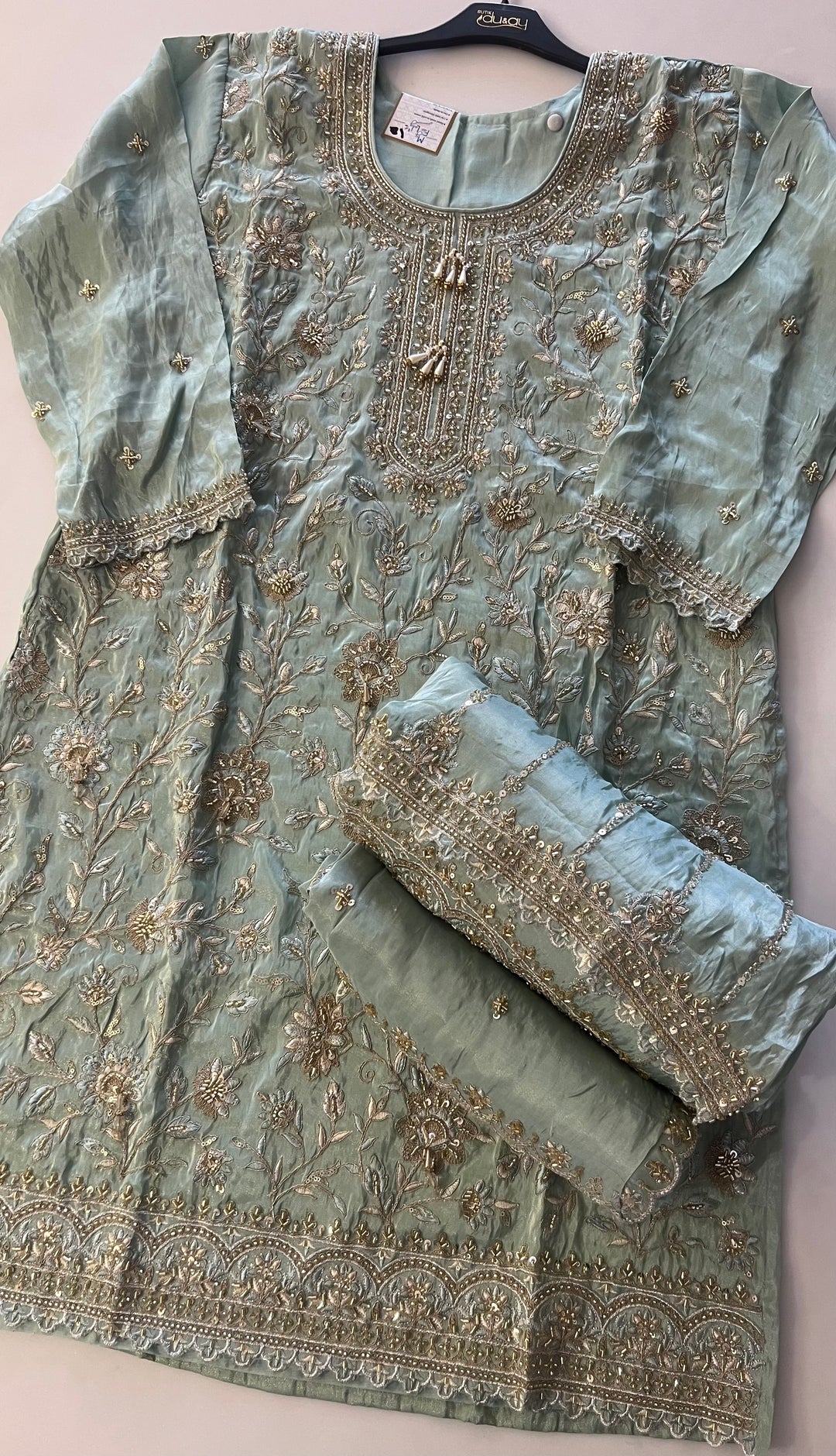 ZARI WORK DESIGNER SUIT - IKDS01