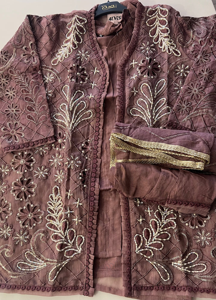 QAMAR ELITE FESTIVE  ETHNICDESIGNER SUIT -IKNE02