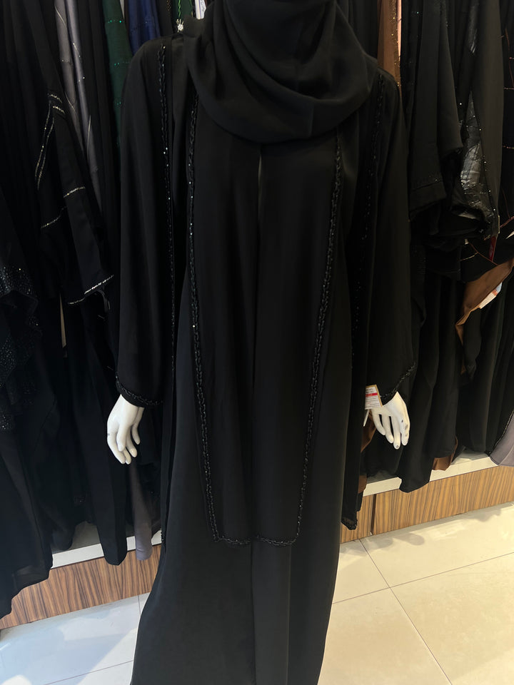 black abaya- d0663