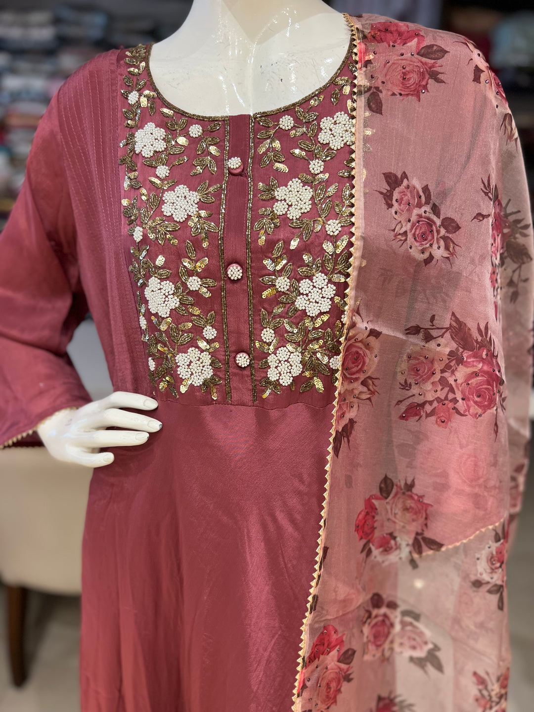 long frock with dupatta-mb229