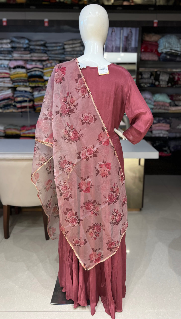 long frock with dupatta-mb229