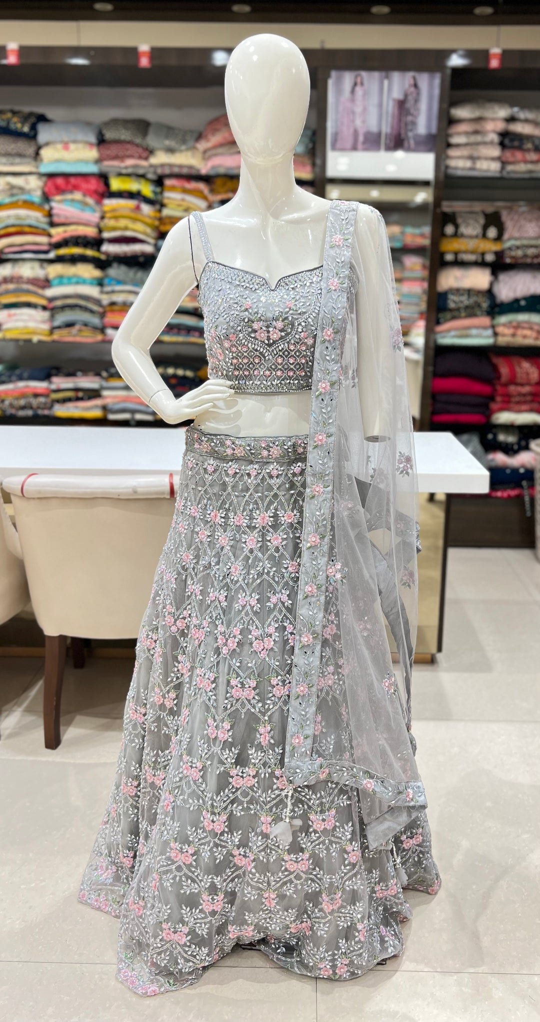 grey lehenga-ha129