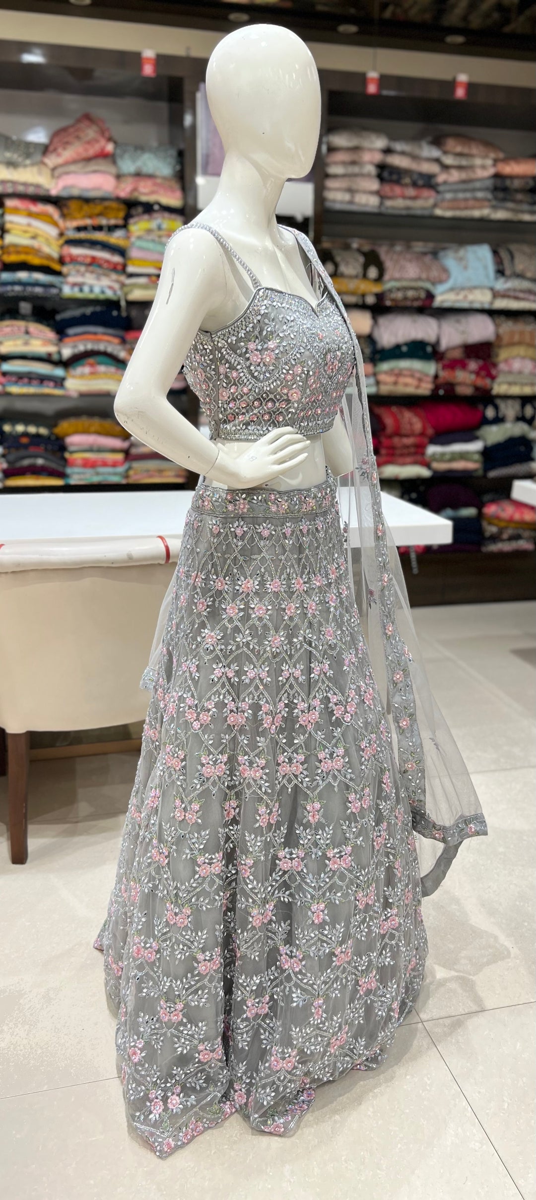 grey lehenga-ha129