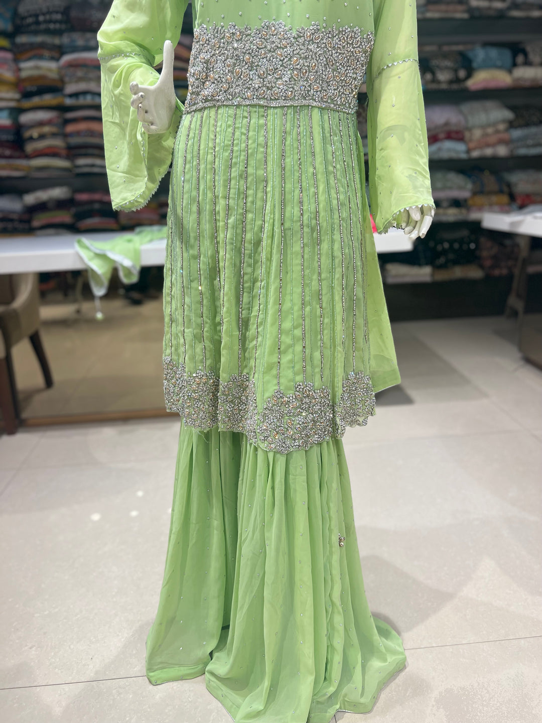 pista green gharara-33394