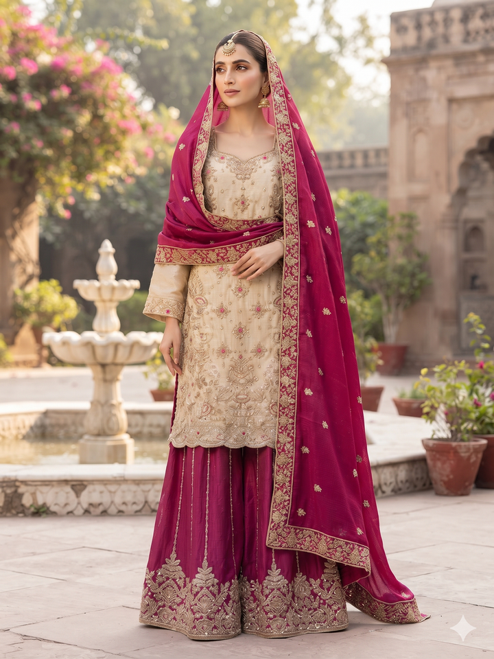 KASHEESH DESIGNER SUIT - MZQ07