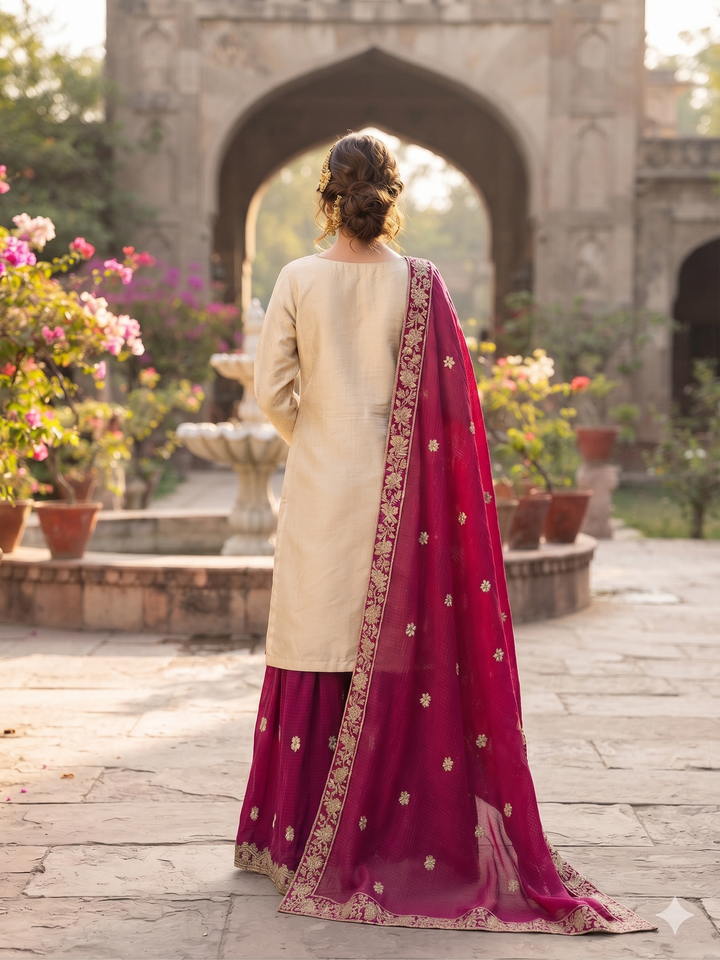 KASHEESH DESIGNER SUIT - MZQ07