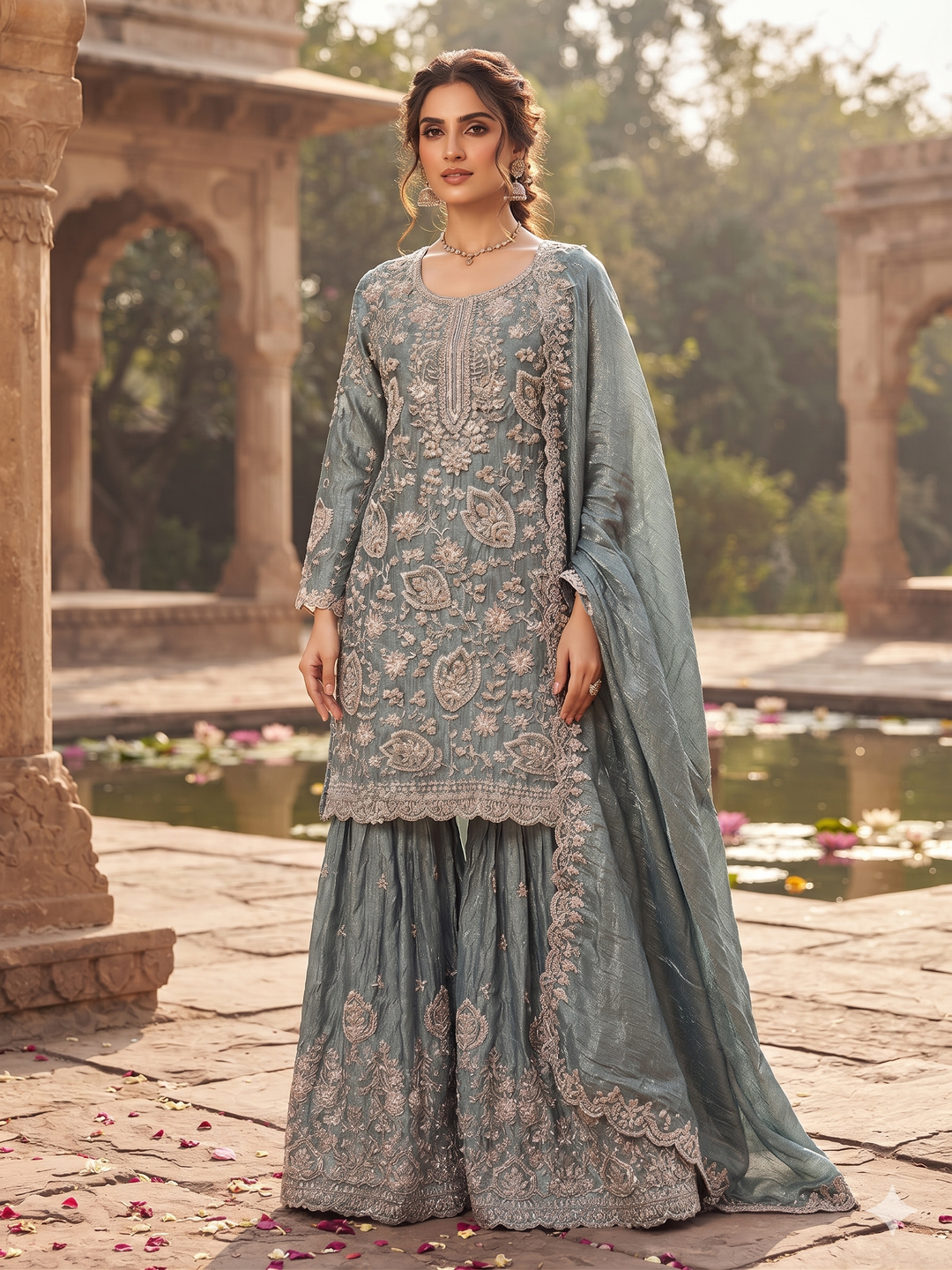 KASHEESH DESIGNER SUIT - MZQ05