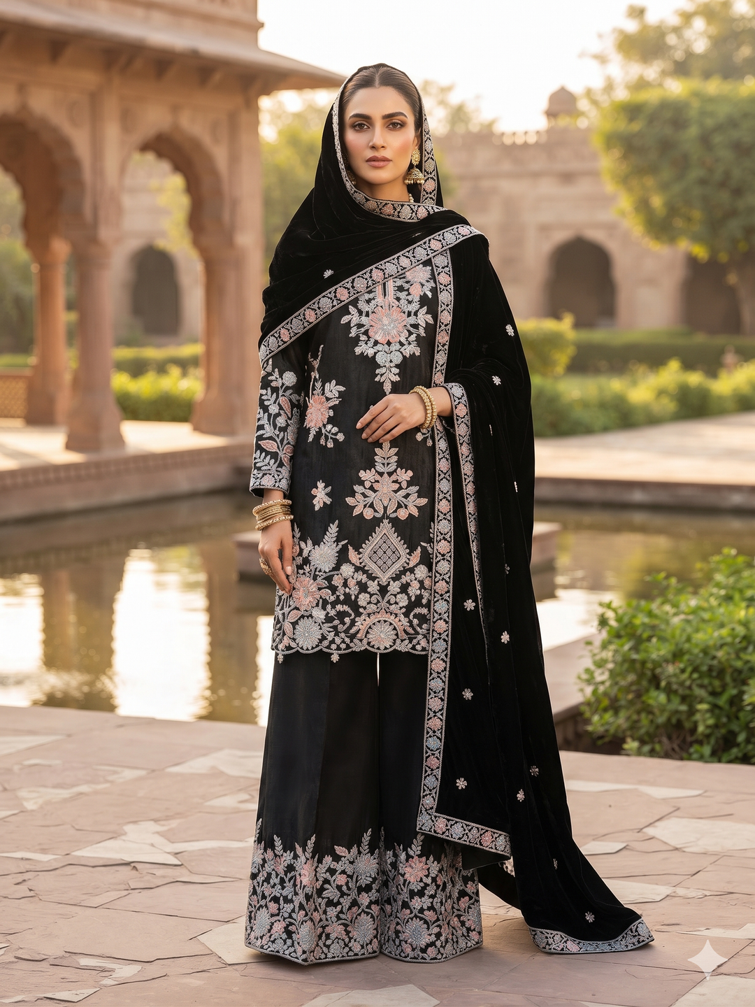KASHEESH DESIGNER SUIT - MZQ04