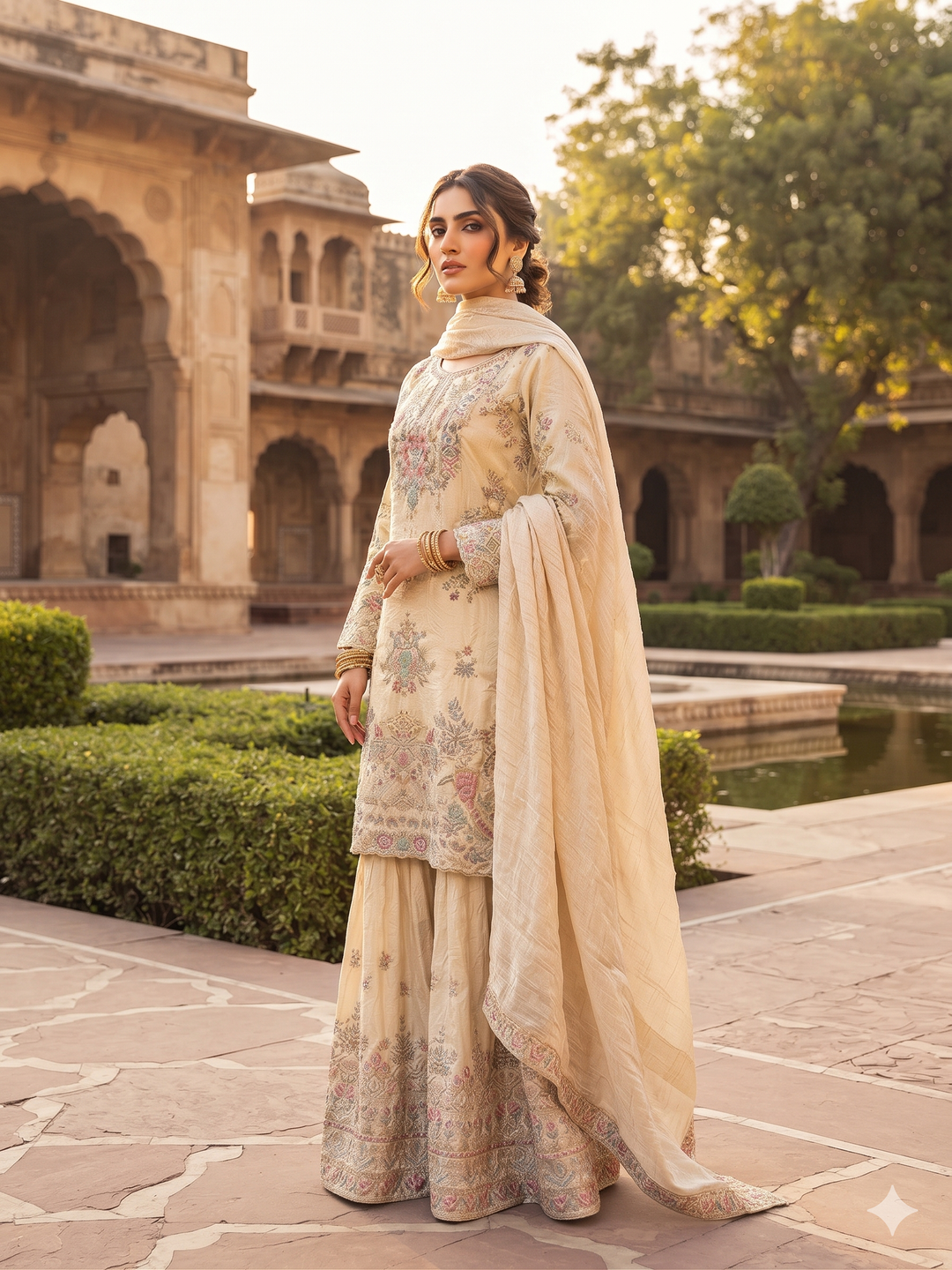 KASHEESH DESIGNER SUIT - MZQ04