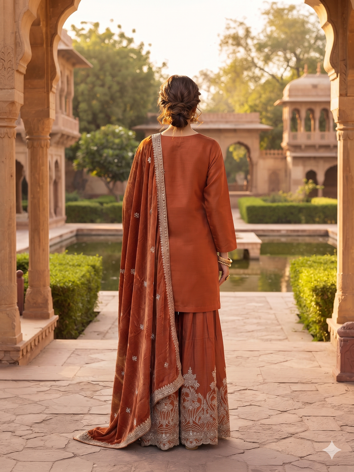 KASHEESH DESIGNER SUIT - MZQ03