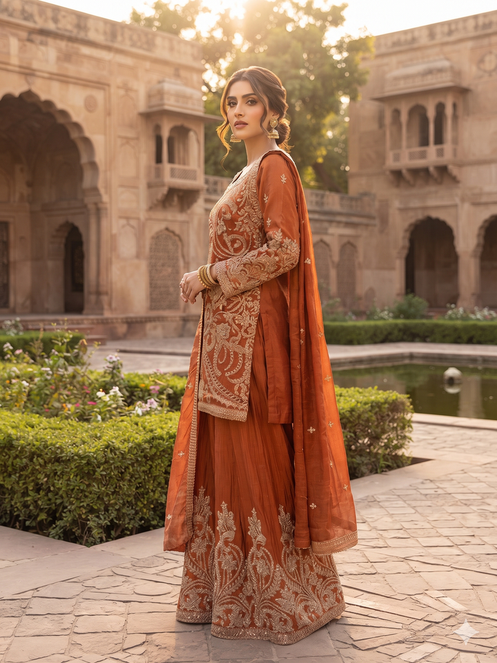 KASHEESH DESIGNER SUIT - MZQ03