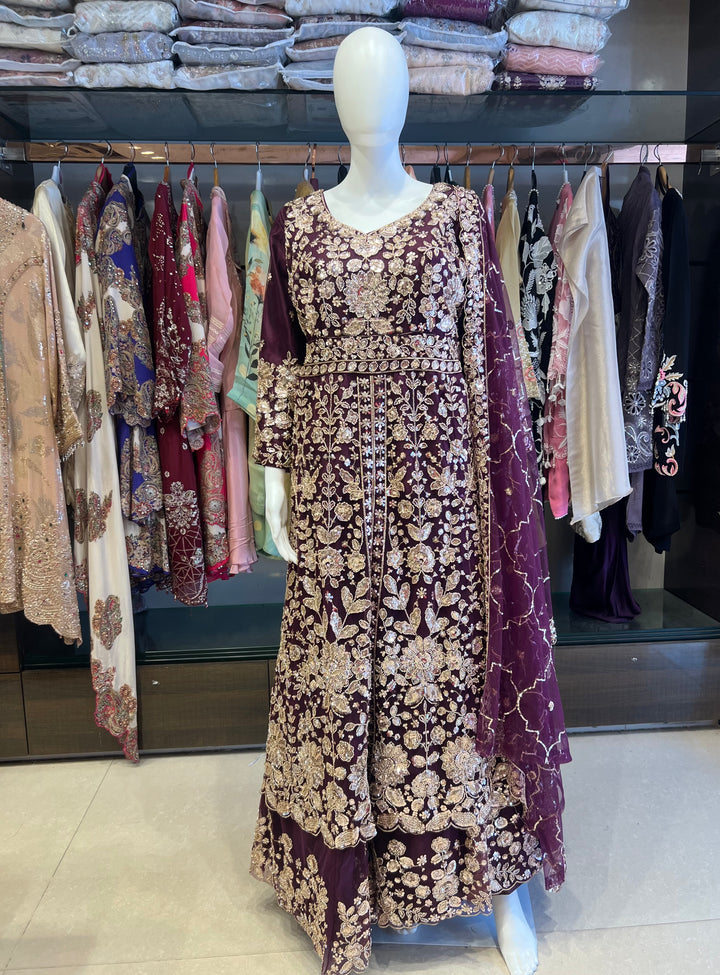 Festive Wedding Hand Work Designs Suit -MZE01