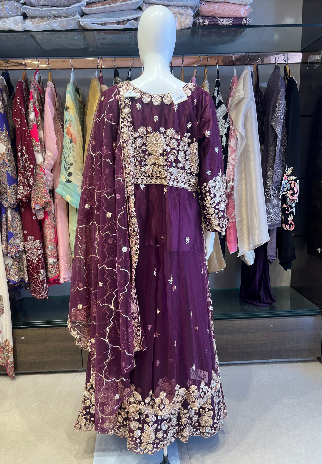 Festive Wedding Hand Work Designs Suit -MZE01