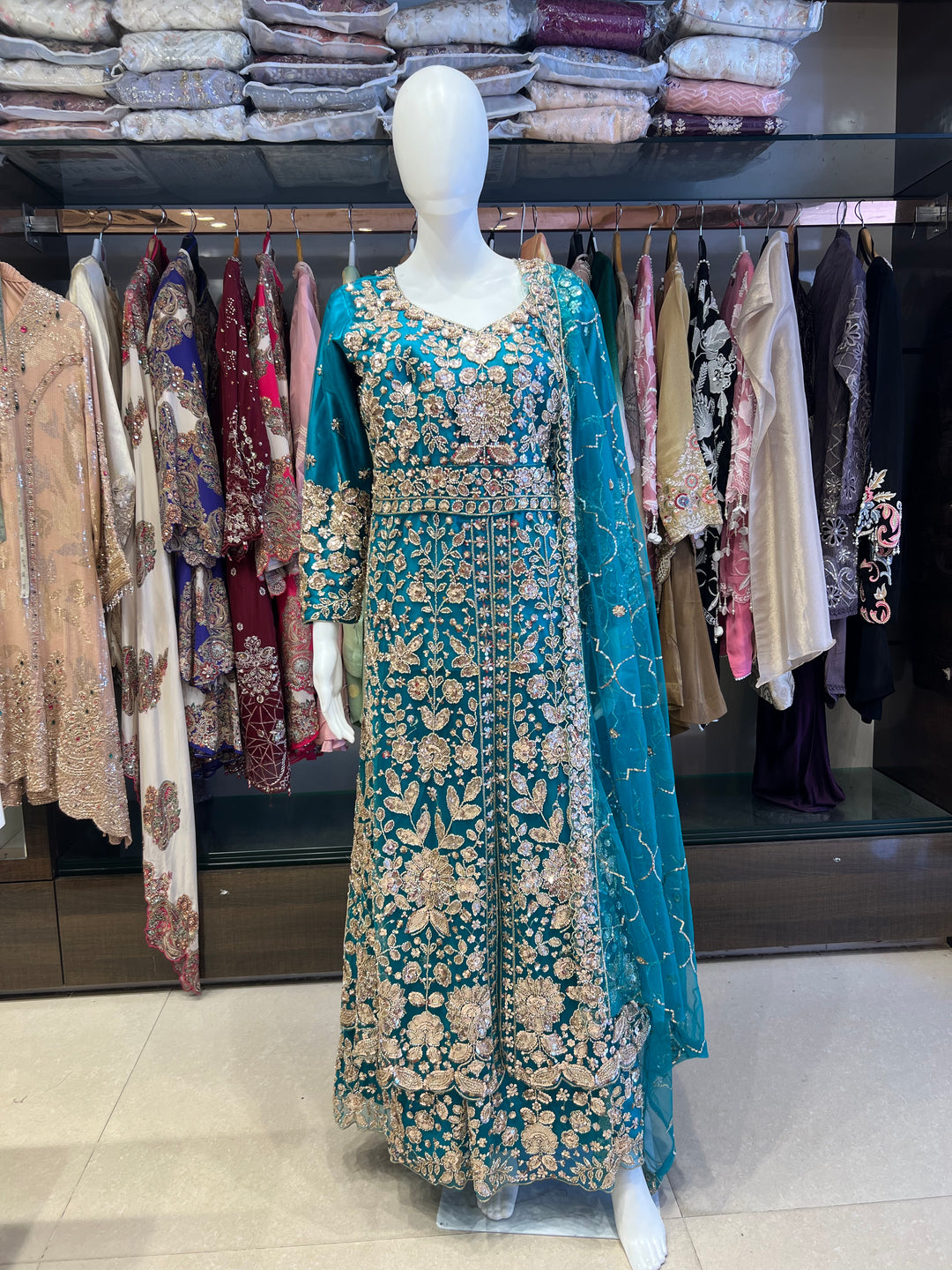 Festive Wedding Hand Work Designs Suit -MZE01