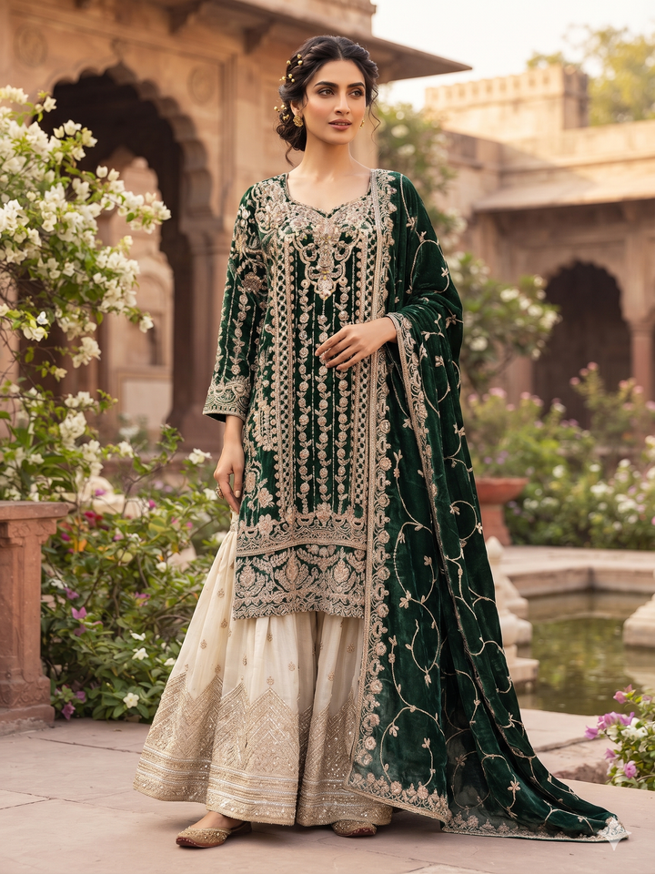 KASHEESH DESIGNER SUIT - MZQ01