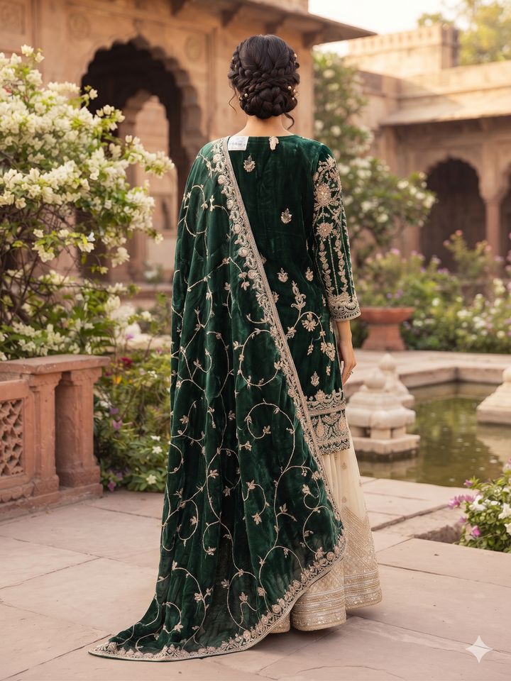 KASHEESH DESIGNER SUIT - MZQ01