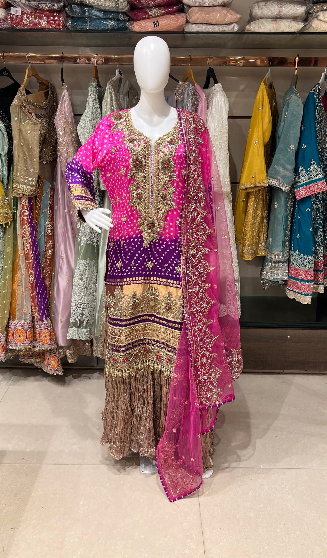 PAKISTANI KHUDABAKSH DESIGNER SUIT - KH01