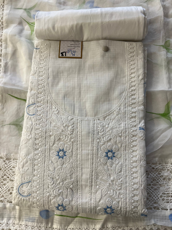DESIGNER UNSTITCHED DRESS MATERIAL - MAMT13