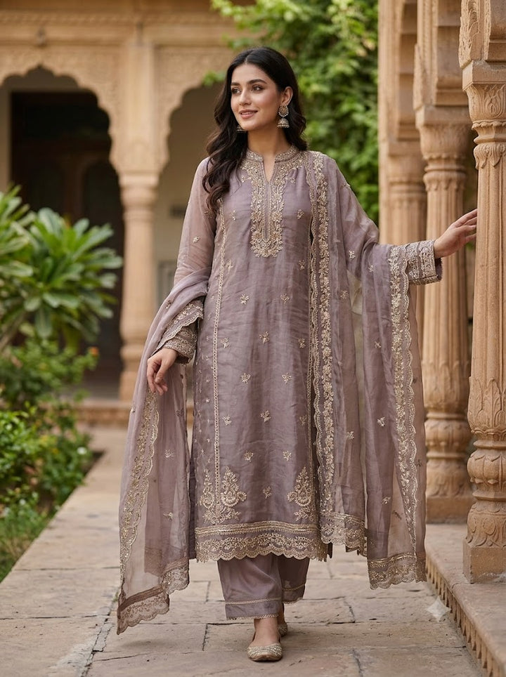 DESIGNER UNSTITCHED DRESS MATERIAL-MAM05